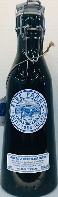 Five Farms Single Batch Irish Cream Liqueur,