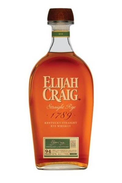 Elijah Craig Straight Rye