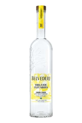 Belvedere Organic Lemon & Basil 